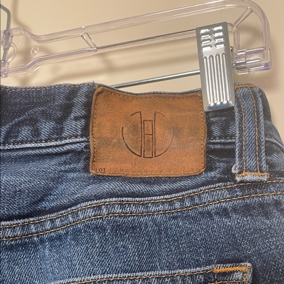 JBJ Japan Blue Jeans Men’s Salvage Straight Leg distressed 32x31 button fly - Picture 4 of 11